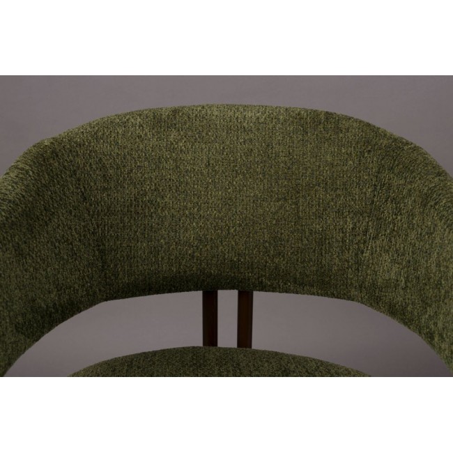 NAIDA Armchair | Green boucle, Bronze legs
