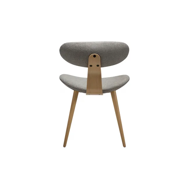 BUCKLE Chair | Pebble Earth boucle, Whitewashed oak legs