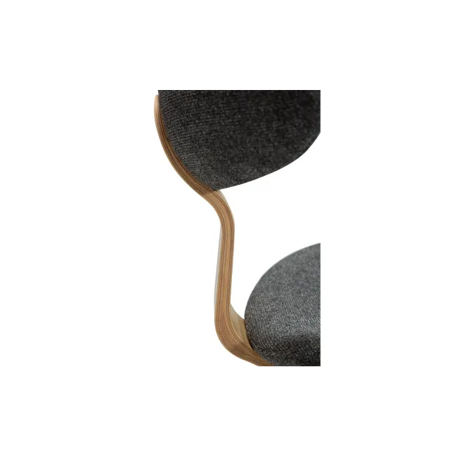 BUCKLE Chair | Pebble Grey boucle, Whitewashed oak legs