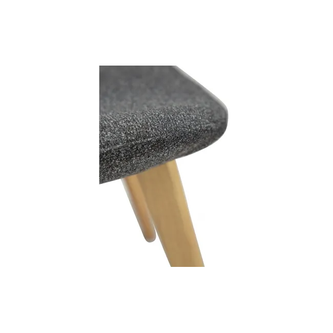 BUCKLE Chair | Pebble Grey boucle, Whitewashed oak legs