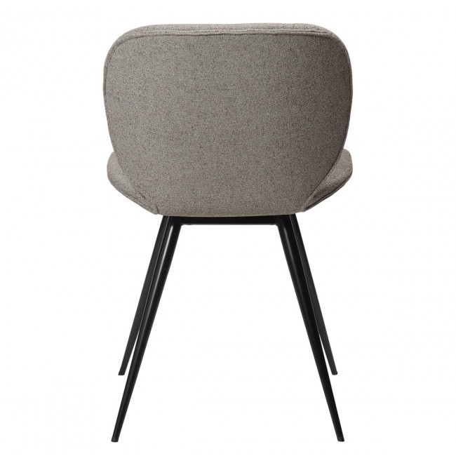 CLOUD Chair | Pebble Earth boucle, black legs