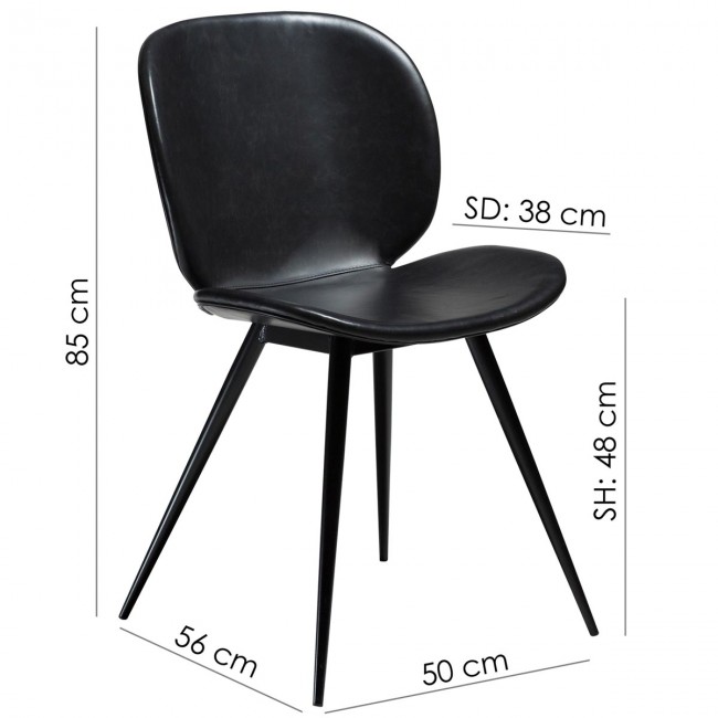 CLOUD Chair | Pebble Earth boucle, black legs