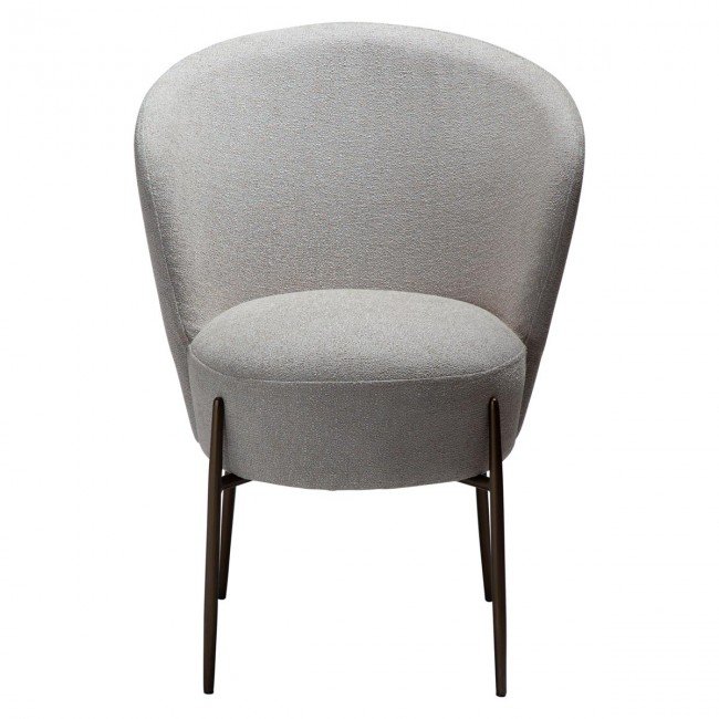 ORBIT Chair | Cashmere boucle, Black legs