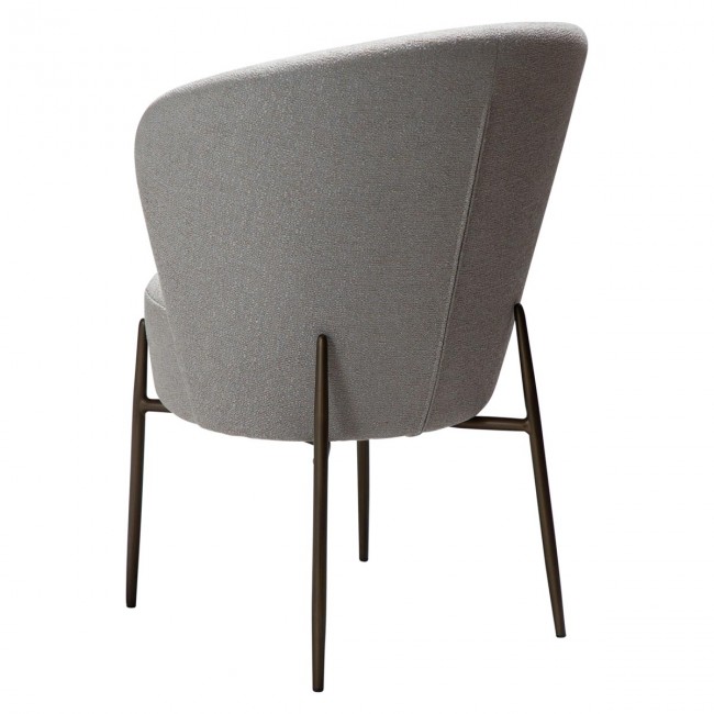 ORBIT Chair | Cashmere boucle, Black legs