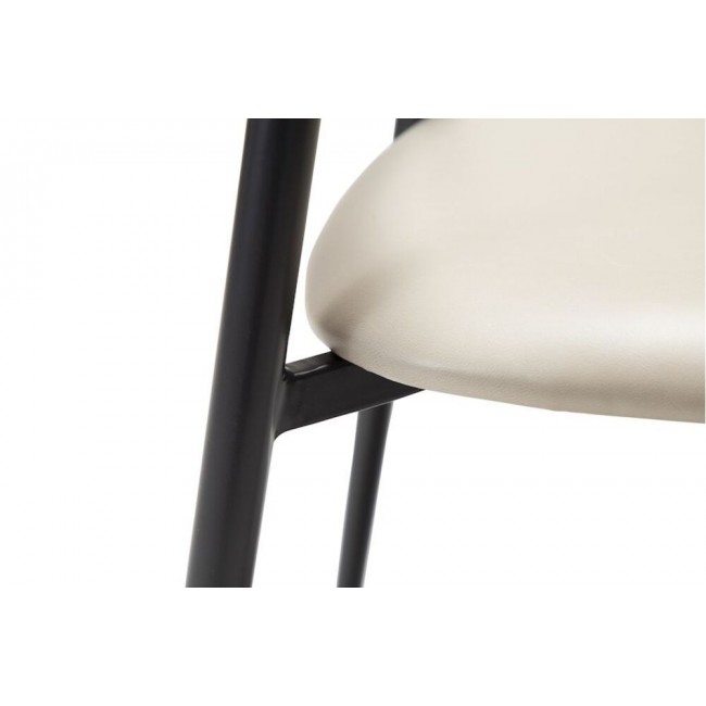 TUSH Chair | Cashmere, black legs