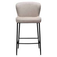 GLAM Counter Stool | Cashmere boucle, black legs