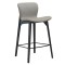 PARAGON Counter Stool | Pebble earth bouclé, Black ash legs