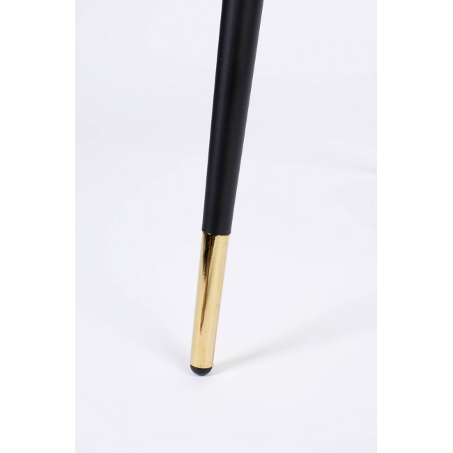 LIONEL Counter Stool | Dark Grey, Black legs