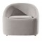 LIB - ARMCHAIR PUFFY FABRIC CREAM 