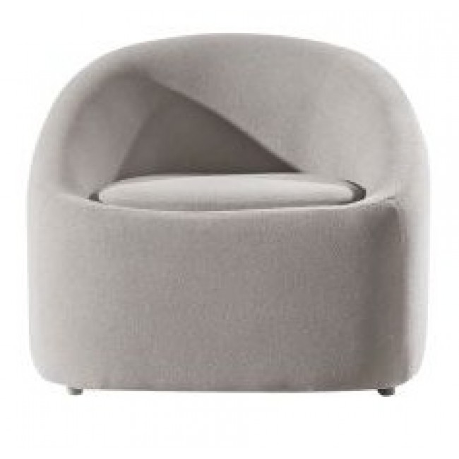LIB - ARMCHAIR PUFFY FABRIC CREAM 