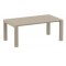 ZOUG-TABLE VEGAS MEDIUM 180/220 x 100 - TAUPE