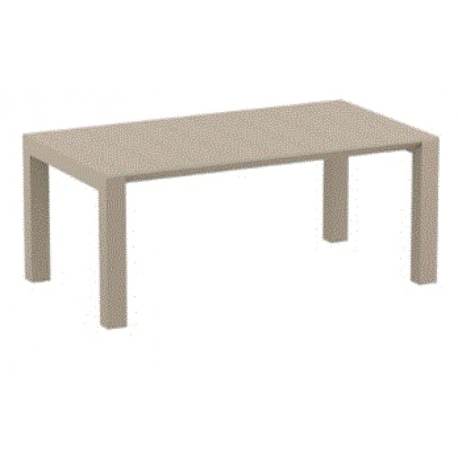 ZOUG-TABLE VEGAS MEDIUM 180/220 x 100 - TAUPE